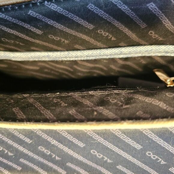 Aldo Women's Cream and Denim Purse - Picture 6 of 7